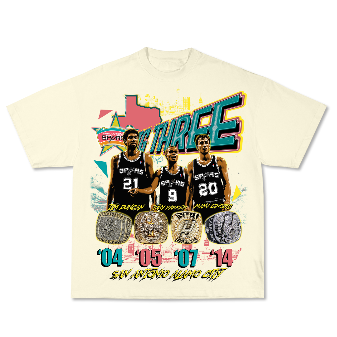 Spurs "Big Three" Tee